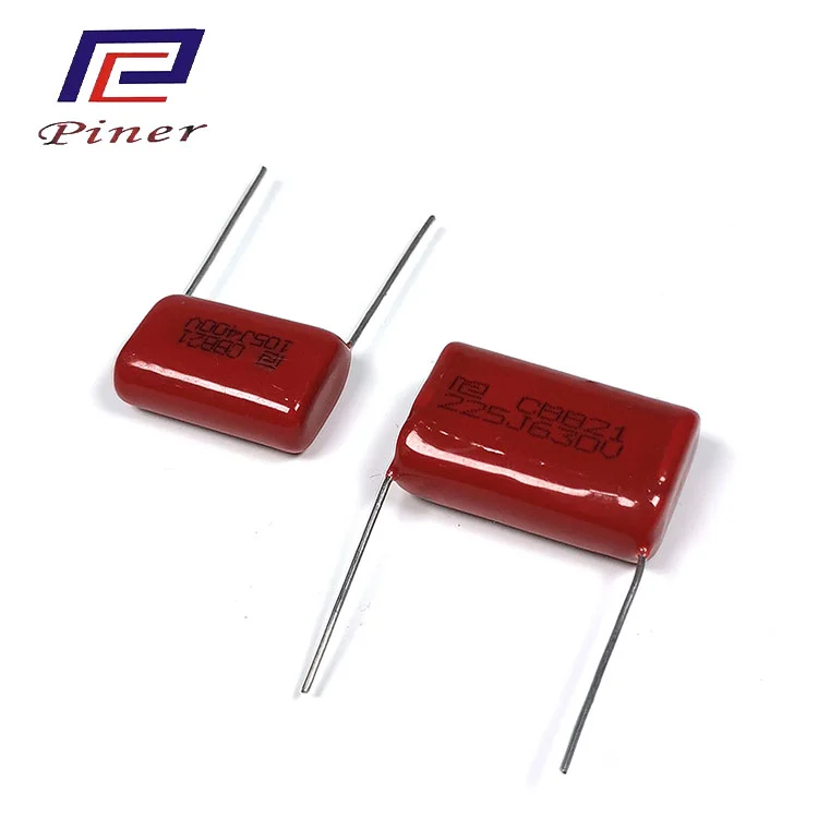 Capacitor de polipropileno selado com resina epóxi CBB21