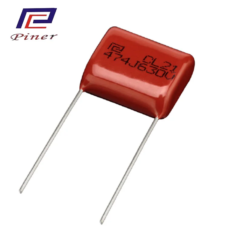 Capacitor de filme de poliéster metalizado CL21
